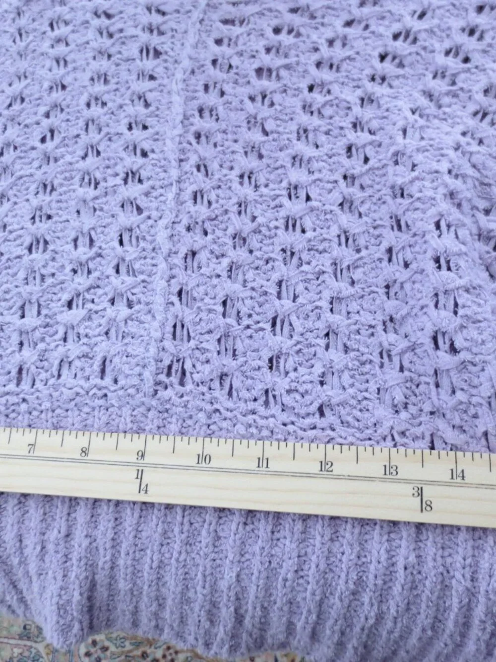 Free People Best Of You Slouchy Oversized Open Weave Knit V-Neck Sweater Sm NWT - Picture 11 of 13